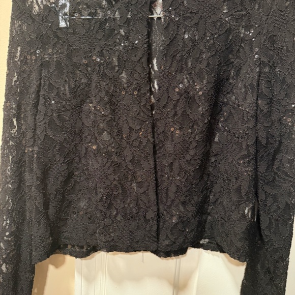 Onyx Nite Lace Jacket Cardigan - Picture 2 of 10
